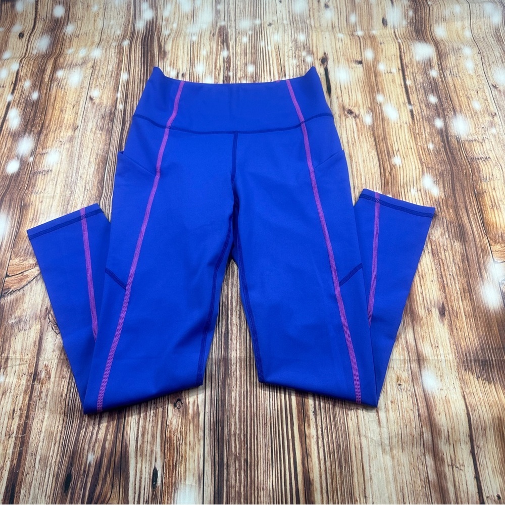 FABLETICS PURELUXE OASIS HIGH-WAISTED 7/8
EXTREME ROYAL/PINK ESCAPE LEGGING XS - Picture 3 of 16